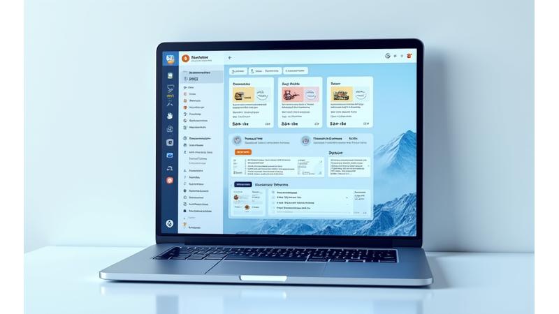 Screenshot einer modernen E-Learning-Plattform mit White-Label-Branding und Schweizer Designelementen