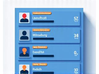 Ein digitales Leaderboard mit den Top-Platzierungen von Lernenden und ihren Punktzahlen.