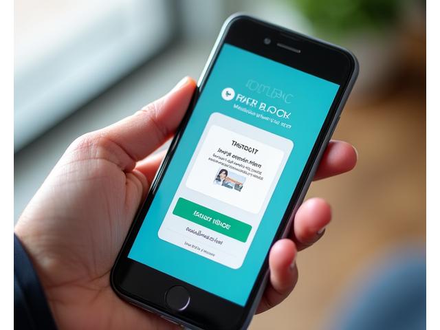 Nahaufnahme einer Hand, die ein Smartphone hält, auf dem ein Microlearning-Modul mit einem Fortschrittsbalken und interaktiven Elementen angezeigt wird.