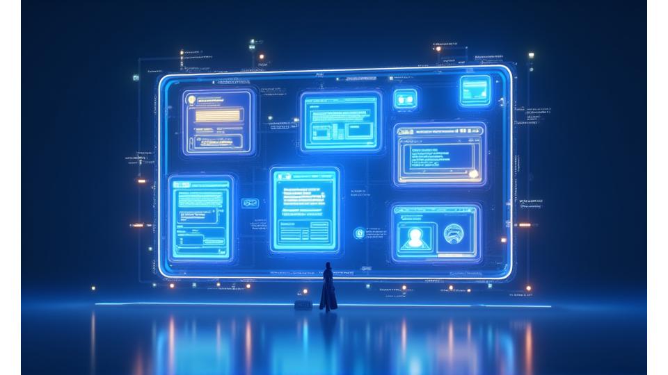 Bildschirmdarstellung eines Dashboards, das verschiedene Workplace-Produktivitätstools wie Slack-Benachrichtigungen, Kalenderintegrationen und Browser-Erweiterungen in einem einheitlichen Microlearning-Hub anzeigt.